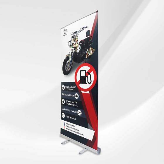 Roll Banner Flexi Korea 440Gsm 60x160cm